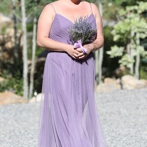 AMSALE  RILEY VIOLET TULLE BRIDESMAIDS DRESS